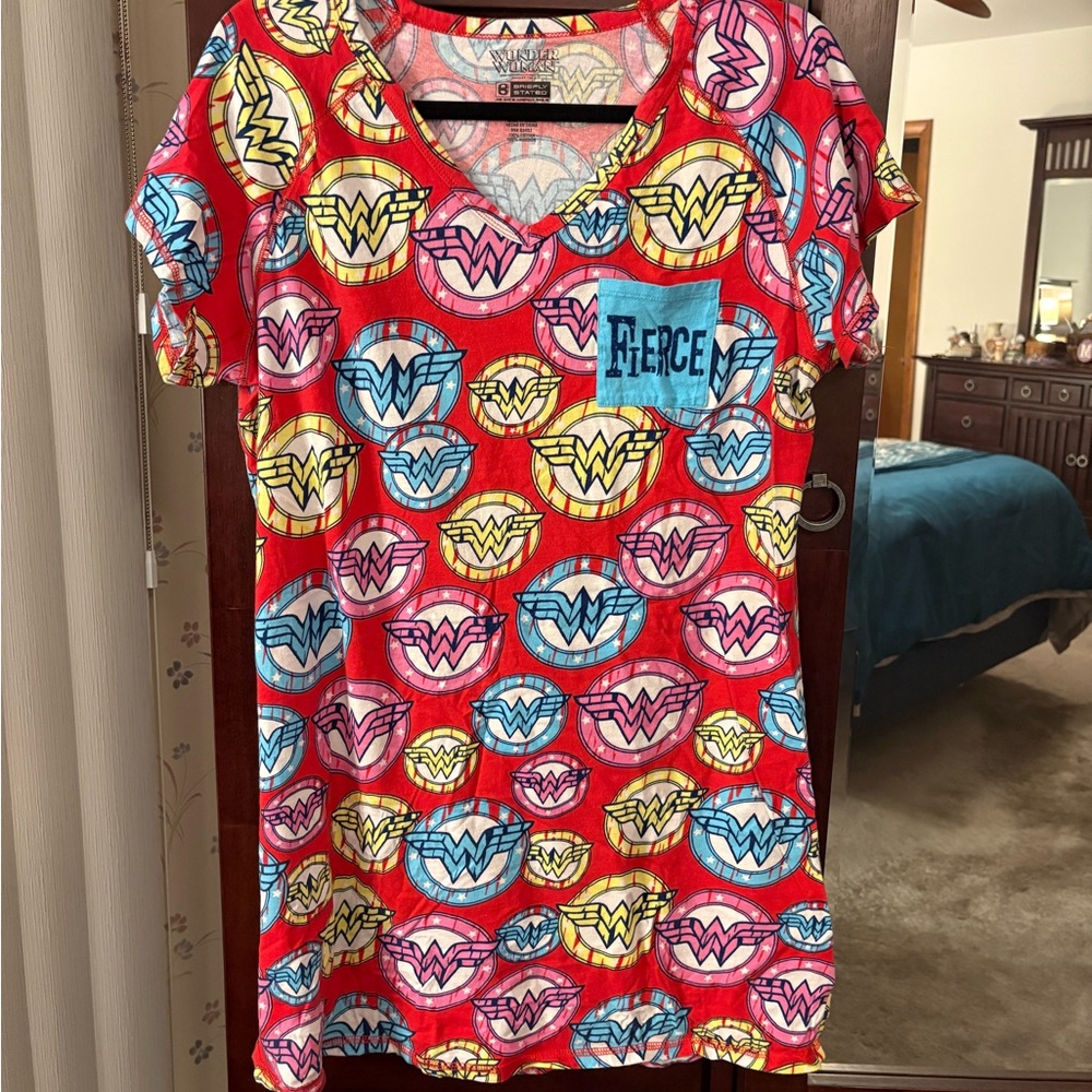 DC Wonder Woman Colorful Sleep Shirt